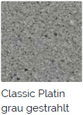  classic platin grau gestrahlt