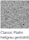  classic platin hellgrau gestrahlt