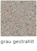  grau gestrahlt